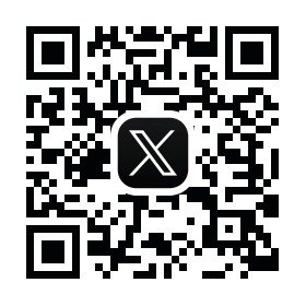 X公式アカウントQRコード